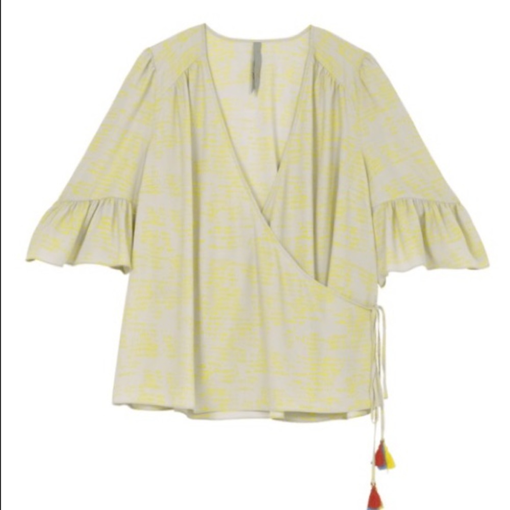 Melissa Mccarthy wrap blouse 3x